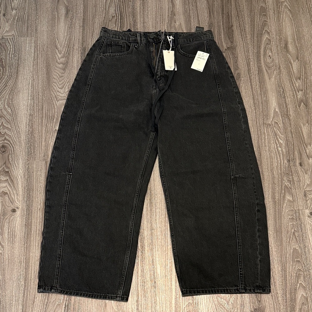 Good American Good extreme barrel jeans